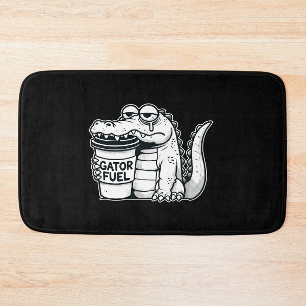 Item preview, Tired Alligator with Huge Coffee - Gator Fuel designed and sold by MaateoDesign.