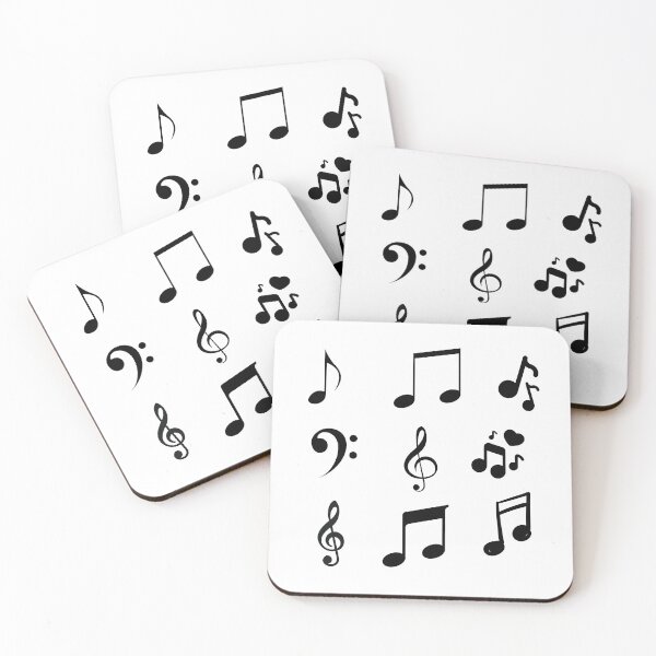 Item preview, Music Sticker pack in Black designed and sold by Ric1926.