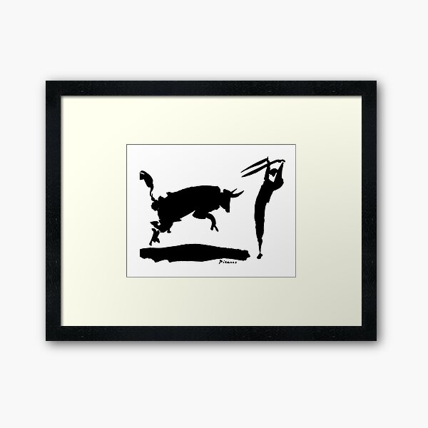 Picasso's Bullfighter Framed Art Print