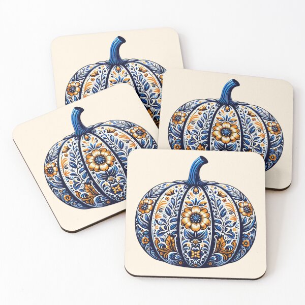 Item preview, Floral pumpkin pattern designed and sold by coloursforkids.