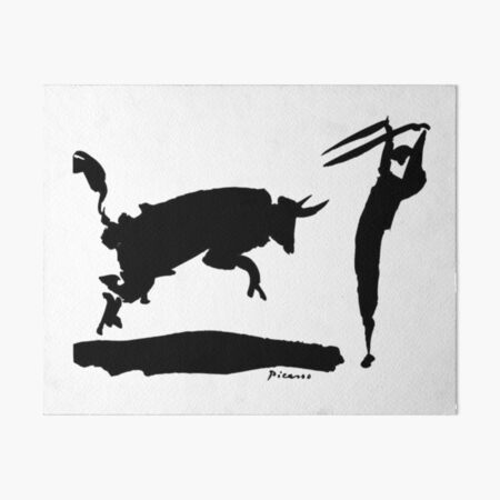 Picasso's Bullfighter Art Board Print
