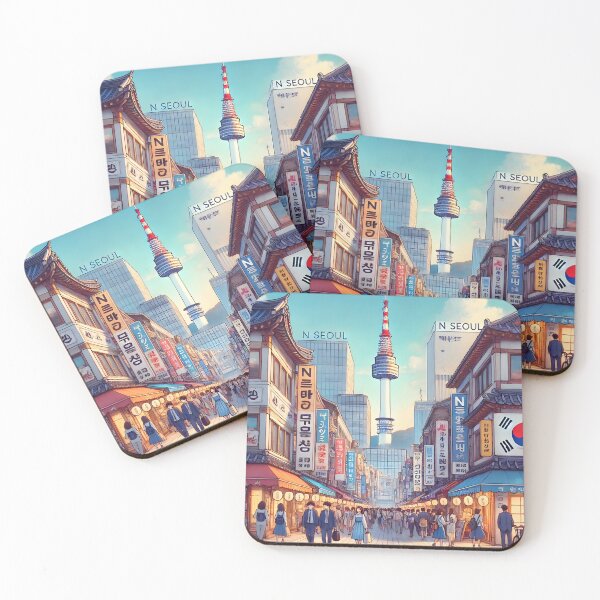 Item preview, Seoul Illustration designed and sold by unrealartwork.