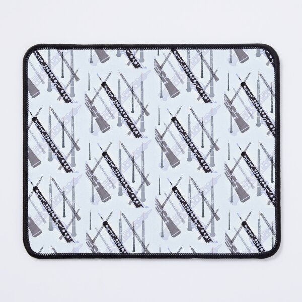 Item preview, Oboe Pattern with Pale Blue Background designed and sold by Ric1926.