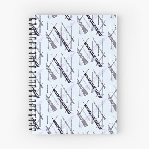 Item preview, Oboe Pattern with Pale Blue Background designed and sold by Ric1926.