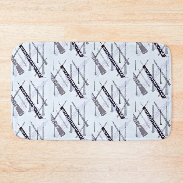 Item preview, Oboe Pattern with Pale Blue Background designed and sold by Ric1926.