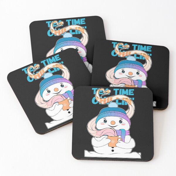 Item preview, Kawaii Snowman | Tea Time Chillin' designed and sold by ObsidianDaz.