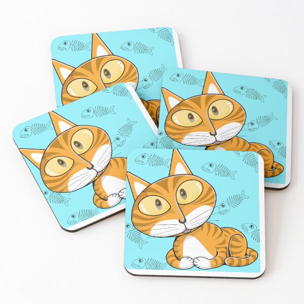 Item preview, Orange Cat Wondering designed and sold by Guinkubtoon.