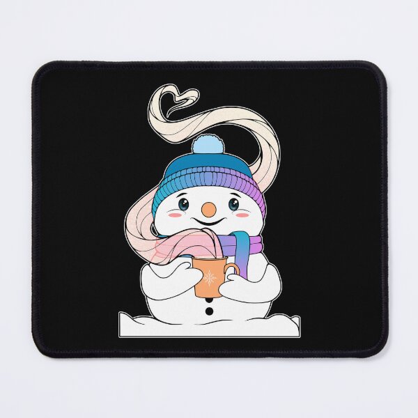 Item preview, Tea Time | Cozy Kawaii Snowman designed and sold by ObsidianDaz.