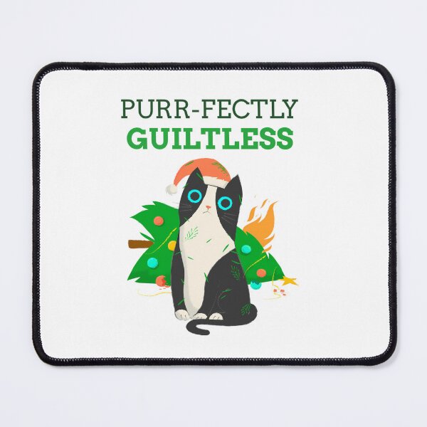 Item preview, Purr-fectly Guiltless Christmas Cat designed and sold by Taans-Creation.
