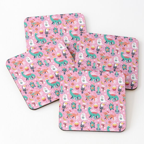 Item preview, funny dinosaurs celebrate Christmas designed and sold by Mauswohn.
