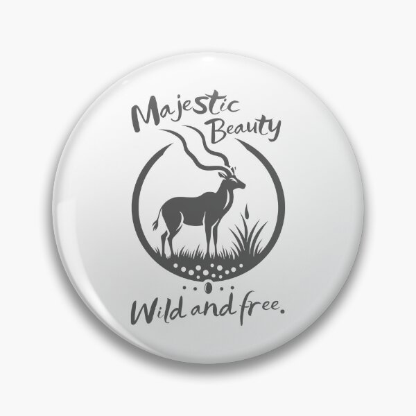Item preview, Majestic Beauty Wild and Free in Black and White designed and sold by SplashTastic.