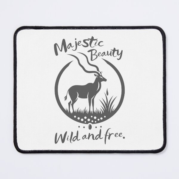 Item preview, Majestic Beauty Wild and Free in Black and White designed and sold by SplashTastic.