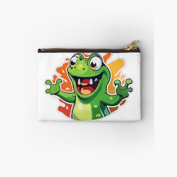 Item preview, Sticker - Screaming froggy cute cartoon character designed and sold by Gabi.Media.