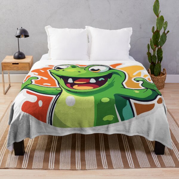 Item preview, Sticker - Screaming froggy cute cartoon character designed and sold by Gabi.Media.