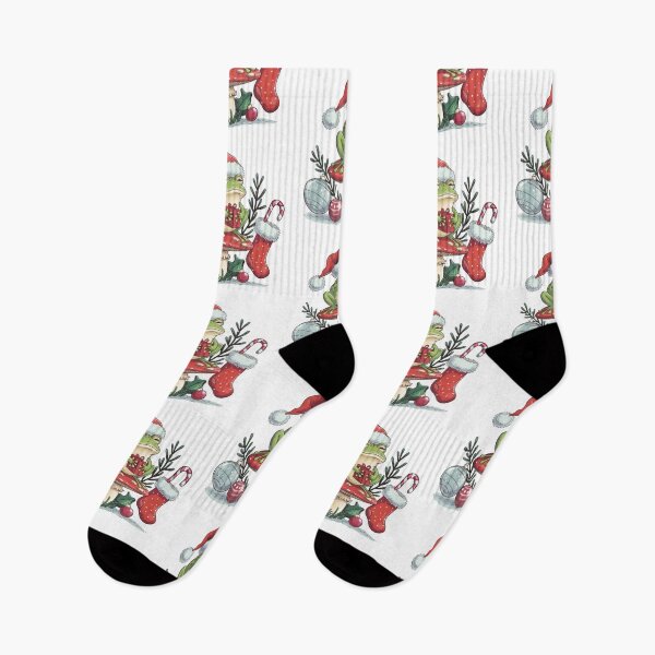 Item preview, Cottagecore Aesthetic Frog Mushroom Christmas designed and sold by thespecialtyhub.