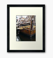 Wooden Boat Framed Print