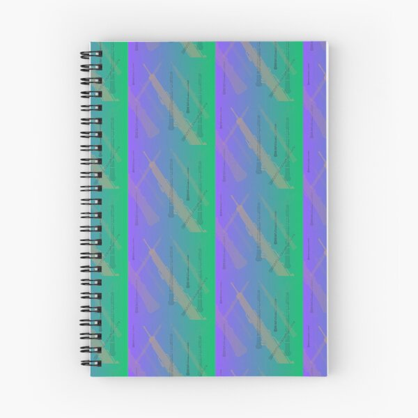 Item preview, Oboe Pattern with Purple and Green designed and sold by Ric1926.