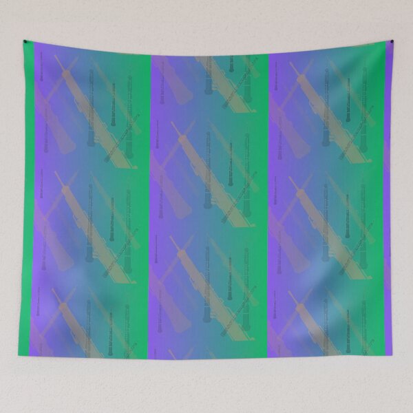 Item preview, Oboe Pattern with Purple and Green designed and sold by Ric1926.