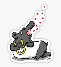 tapir d'amour Sticker