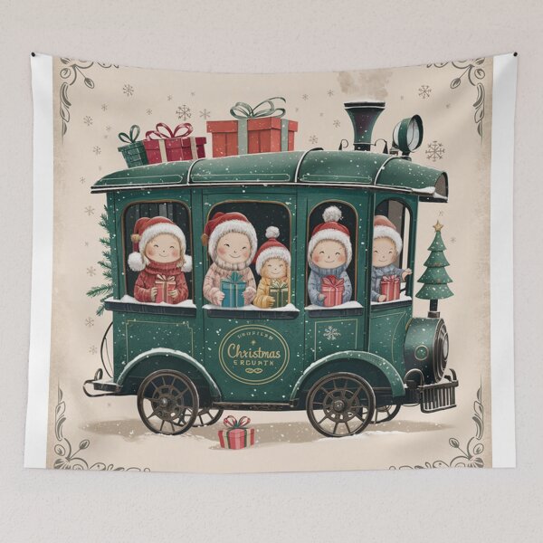 Item preview, Joyful Christmas Train Adventure designed and sold by Kenny8716.