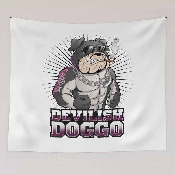 Item preview, Evil dog - Biting dog - Barking bad - Furry fiend designed and sold by JansenGS.