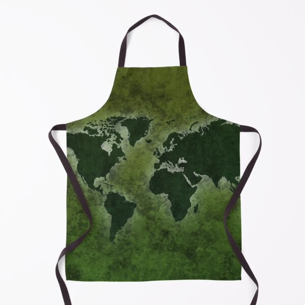 Item preview, Green BOHO map of the world designed and sold by AlbertoRuiZ.