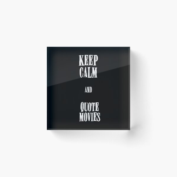 Item preview, NCIS Tony DiNozzo "Keep Calm and Quote Movies"  designed and sold by LEYLA Hunter.