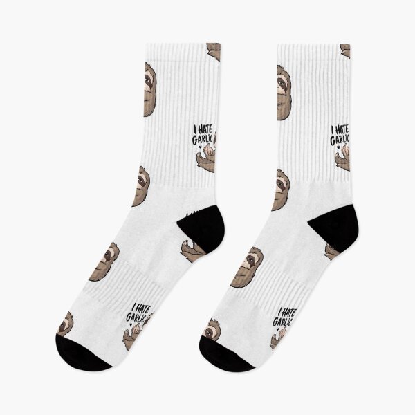 Item preview, Funny I Hate Garlic for Cute Sloth Lovers designed and sold by Laugh-Lines.