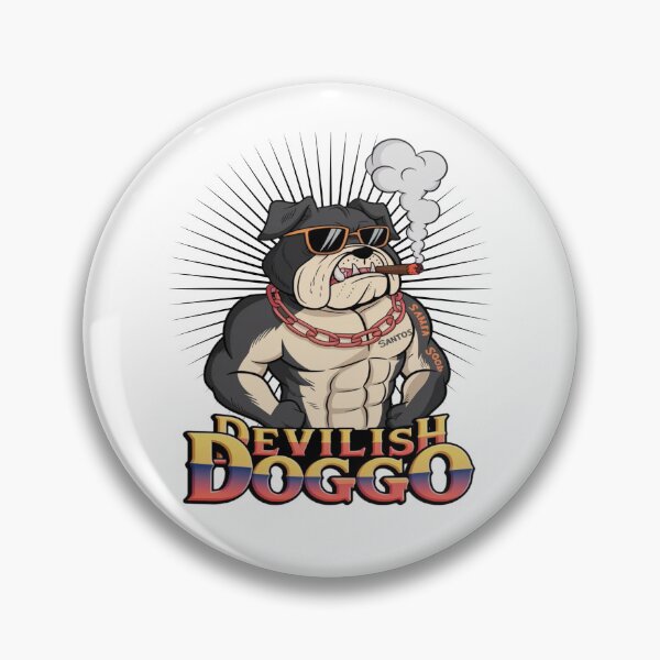 Item preview, Evil dog - Biting dog - Barking bad - Furry fiend - Devilish doggo designed and sold by JansenGS.
