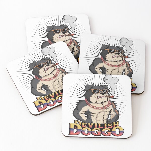 Item preview, Evil dog - Biting dog - Barking bad - Furry fiend - Devilish doggo designed and sold by JansenGS.