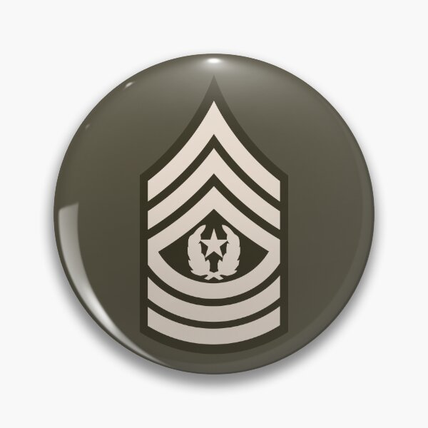 Item preview, United States Army OR-9 Command Sergeant Major Rank Insignia designed and sold by wordwidesymbols.