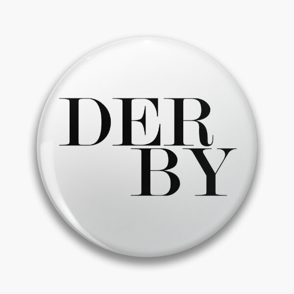 Item preview, Derby UK City Typography Minimalist Patriotic Travel Souvenir designed and sold by kakarikihill.