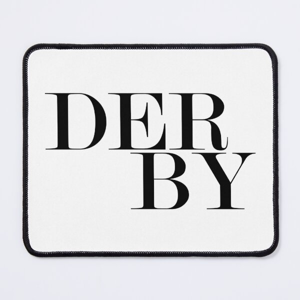 Item preview, Derby UK City Typography Minimalist Patriotic Travel Souvenir designed and sold by kakarikihill.