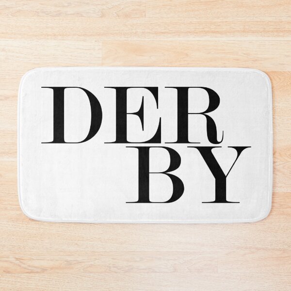 Item preview, Derby UK City Typography Minimalist Patriotic Travel Souvenir designed and sold by kakarikihill.