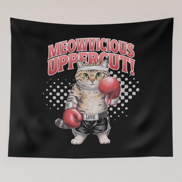 Item preview, Kitty KO - Boxing cat designed and sold by JansenGS.