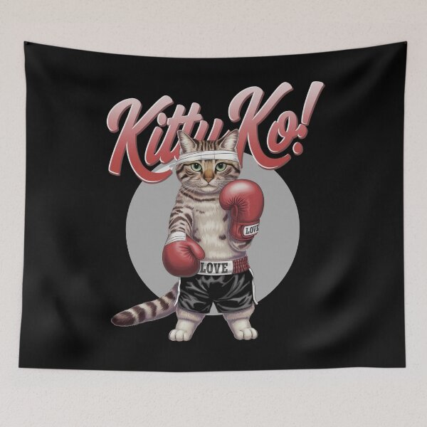 Item preview, Kitty KO - Boxing cat designed and sold by JansenGS.