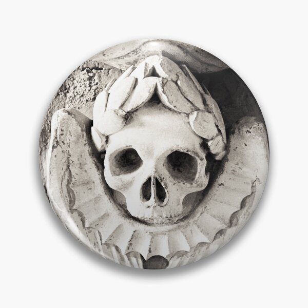 Item preview, skull and wreath stone memorial designed and sold by Infraredphoto.
