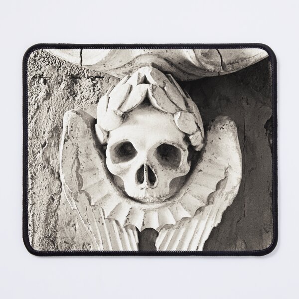 Item preview, skull and wreath stone memorial designed and sold by Infraredphoto.