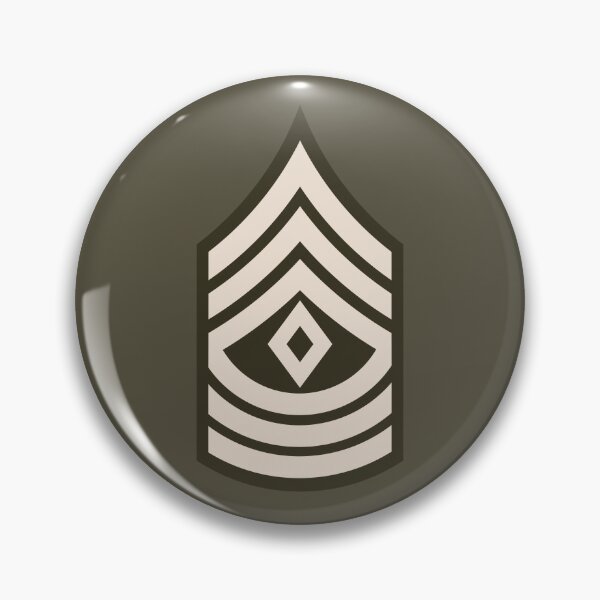 Item preview, United States Army OR-8 First Sergeant Rank Insignia designed and sold by wordwidesymbols.