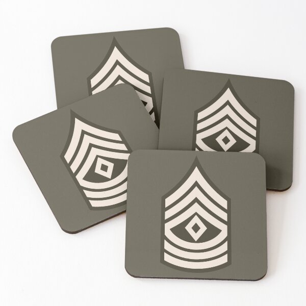 Item preview, United States Army OR-8 First Sergeant Rank Insignia designed and sold by wordwidesymbols.