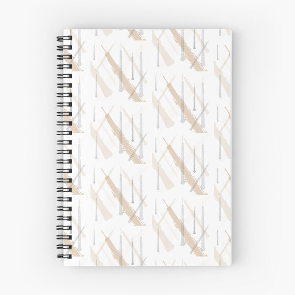 Item preview, Oboe Pattern Gold and Black with Transparent Background designed and sold by Ric1926.