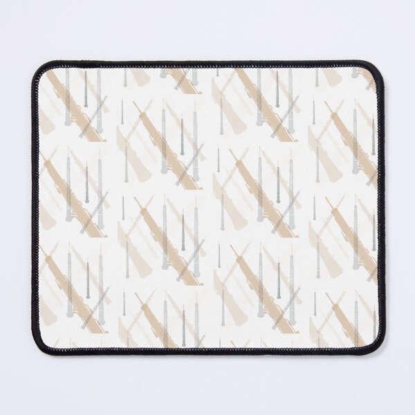 Item preview, Oboe Pattern Gold and Black with Transparent Background designed and sold by Ric1926.