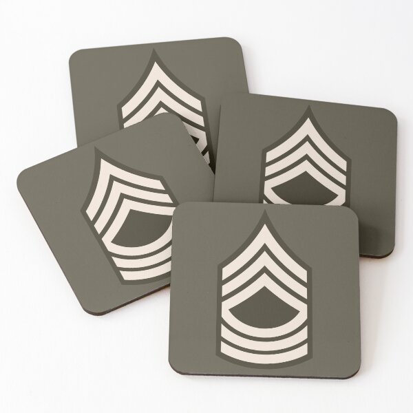 Item preview, United States Army OR-8 Master Sergeant Rank Insignia designed and sold by wordwidesymbols.