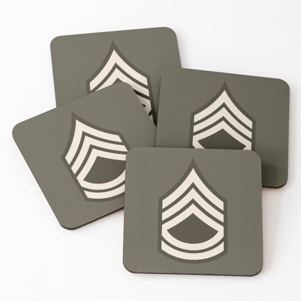 Item preview, United States Army OR-7 Sergeant First Class Rank Insignia designed and sold by wordwidesymbols.