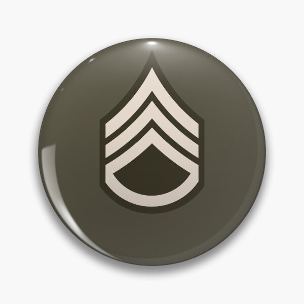 Item preview, United States Army OR-6 Staff Sergeant Rank Insignia designed and sold by wordwidesymbols.