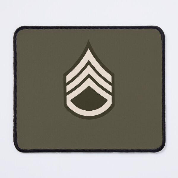 Item preview, United States Army OR-6 Staff Sergeant Rank Insignia designed and sold by wordwidesymbols.