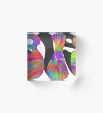 PEACE, LOVE, AND THE 319 Acrylic Block