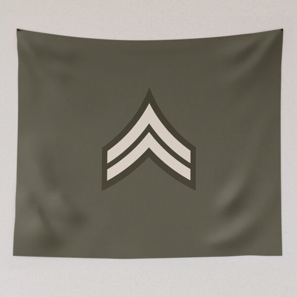 Item preview, United States Army OR-4 Corporal Rank Insignia designed and sold by wordwidesymbols.