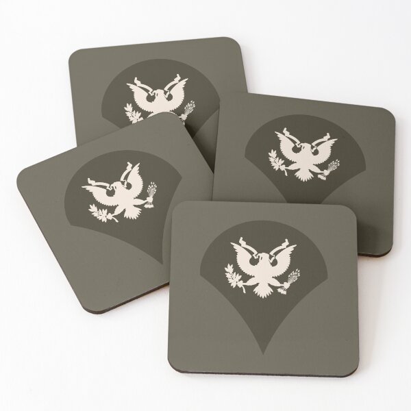 Item preview, United States Army OR-4 Specialist Rank Insignia designed and sold by wordwidesymbols.