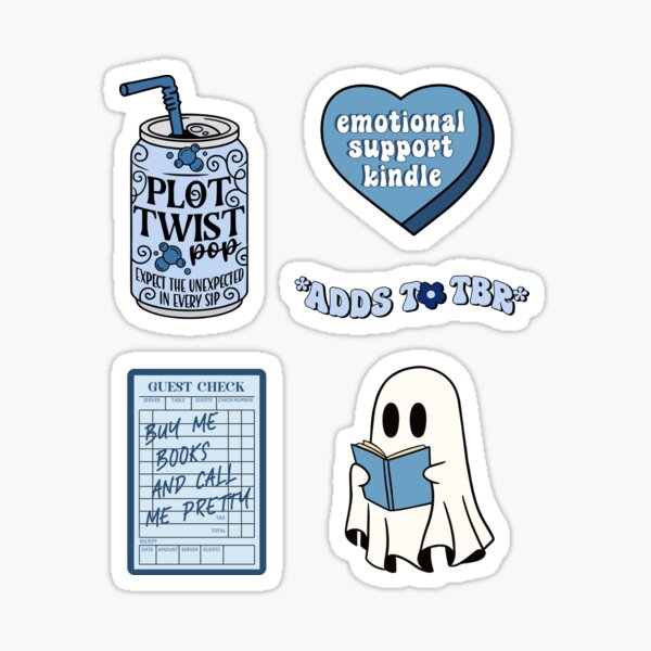 Item preview, Blue Bookish Pack designed and sold by StickyBook.